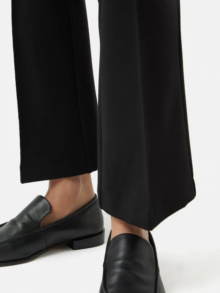 Jigsaw Ponte Kickflare Trouser Black Women Suits and Tailoring