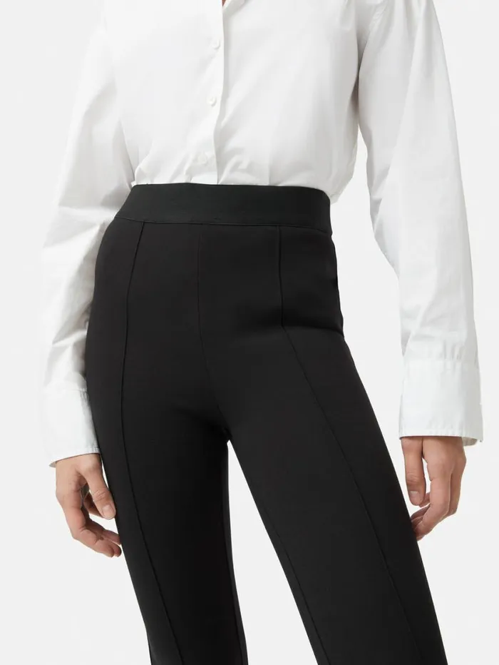 Jigsaw Ponte Kickflare Trouser Black Women Suits and Tailoring