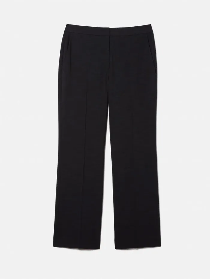 Jigsaw Short Crosshatch Mason Trouser Navy Women Suits and Tailoring