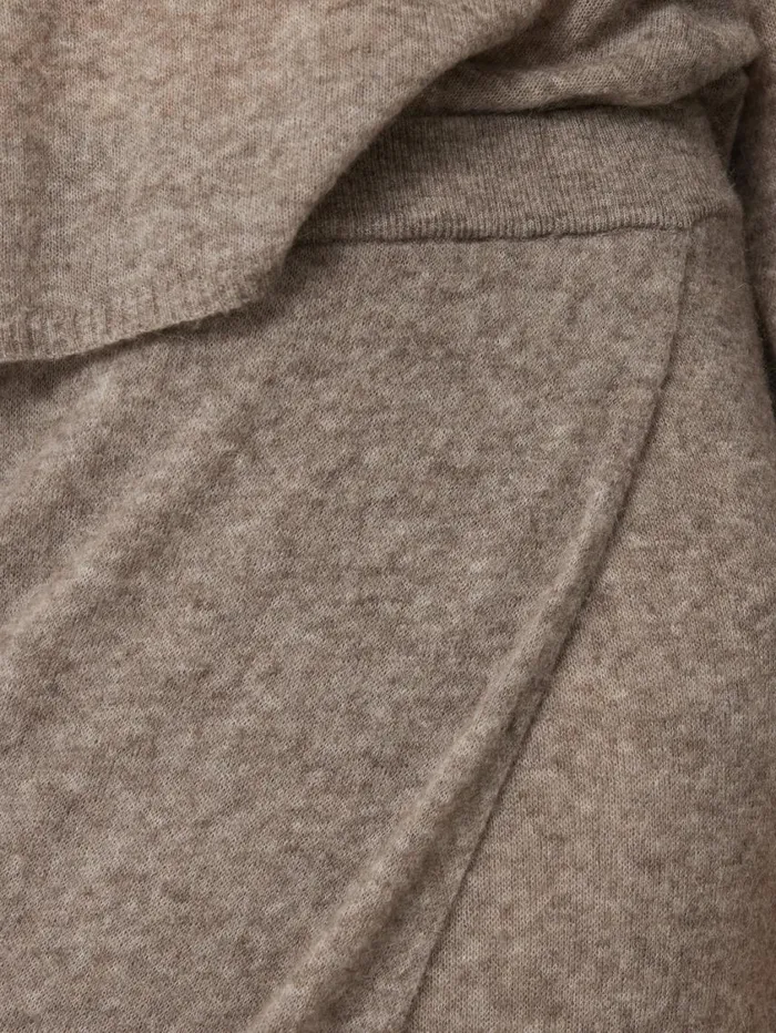 Jigsaw Soft Gauzy Knit Skirt Taupe Women Skirts