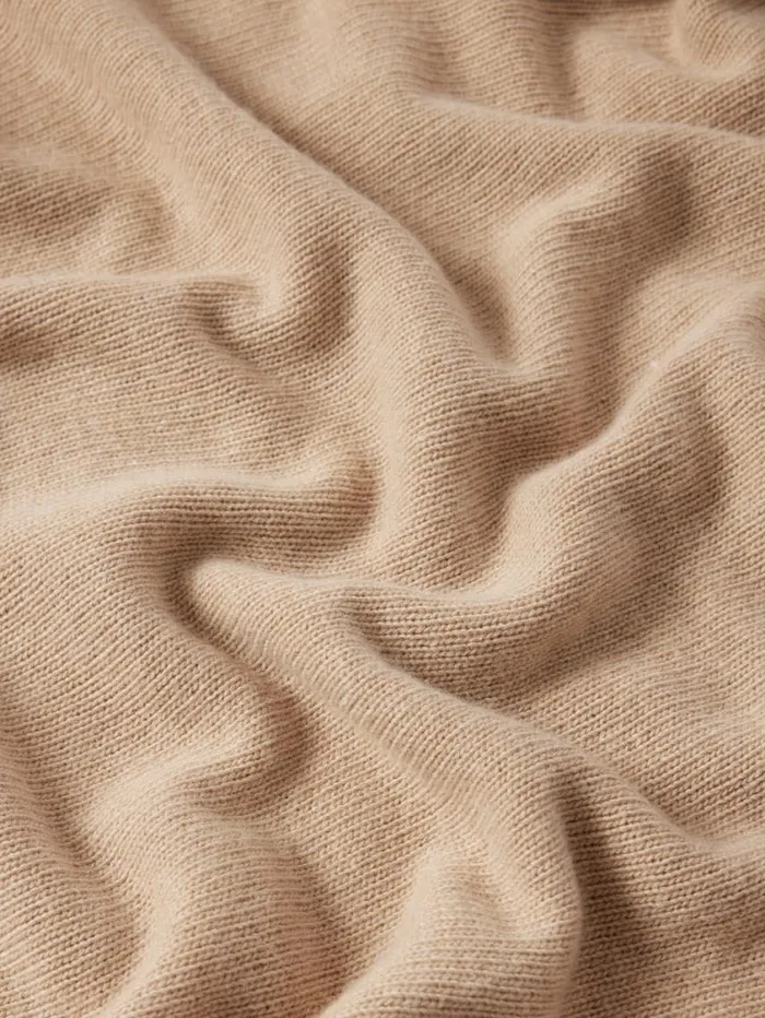 Jigsaw Wool Cashmere Blend Drape Poncho Beige Women Ponchos and Scarves