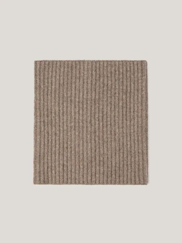 Jigsaw Wool Cashmere Blend Snood Oatmeal Women Ponchos and Scarves