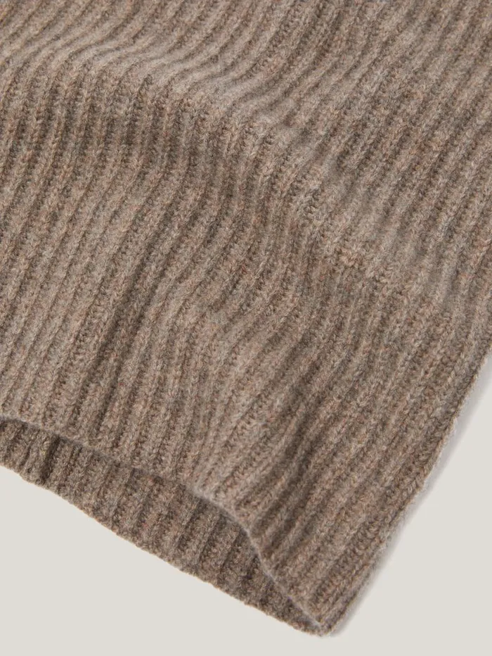 Jigsaw Wool Cashmere Blend Snood Oatmeal Women Ponchos and Scarves