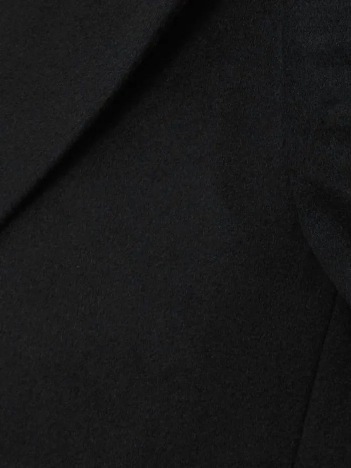 Jigsaw Wool Maxi City Coat Black Women Coats and Jackets