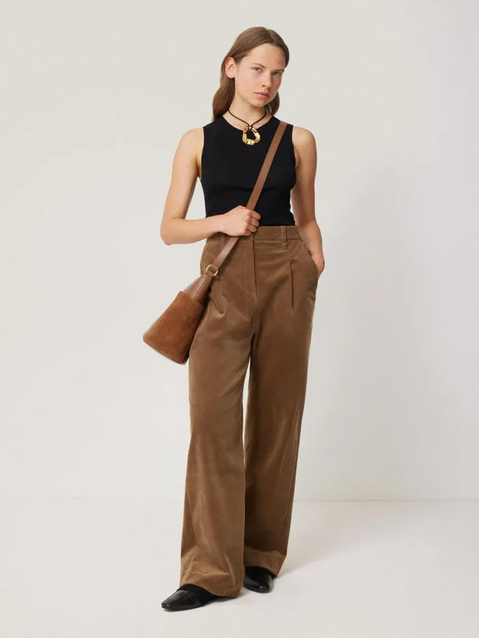 Jigsaw York Slouchy Bucket Bag Tan Women Bags