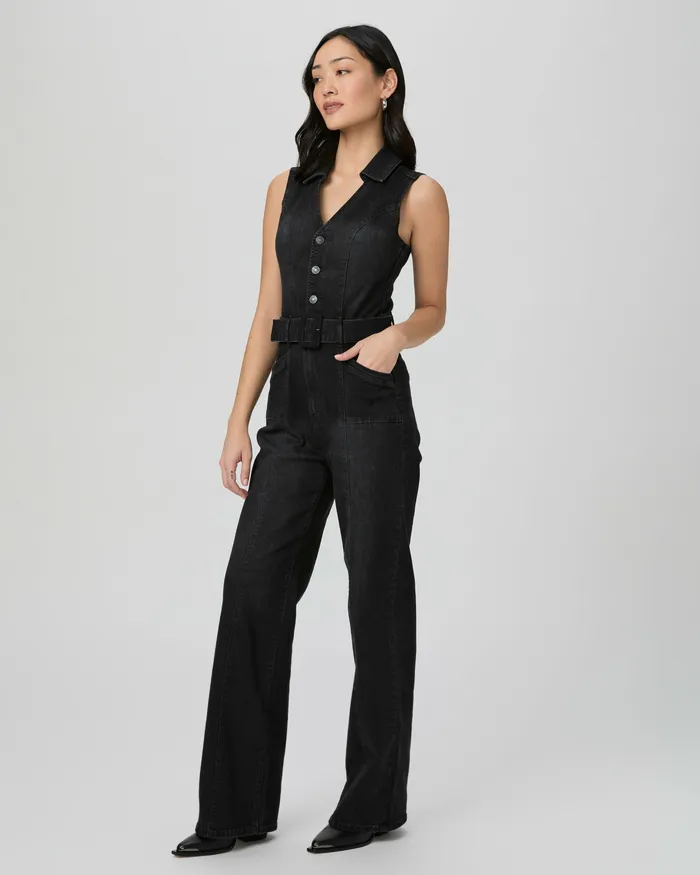 Jumpsuits and Rompers Women PAIGE Sasha 32 Inch Jumpsuit 8211 Dark Moonlight Jumpsuits and Rompers Women PAIGE Sasha 32 Inch Jumpsuit 8211 Dark Moonlight