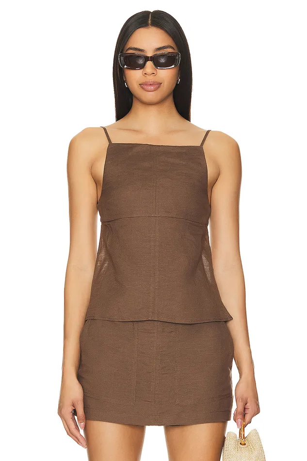 Keila Top Chocolate Brown Women Lovers and Friends Tops