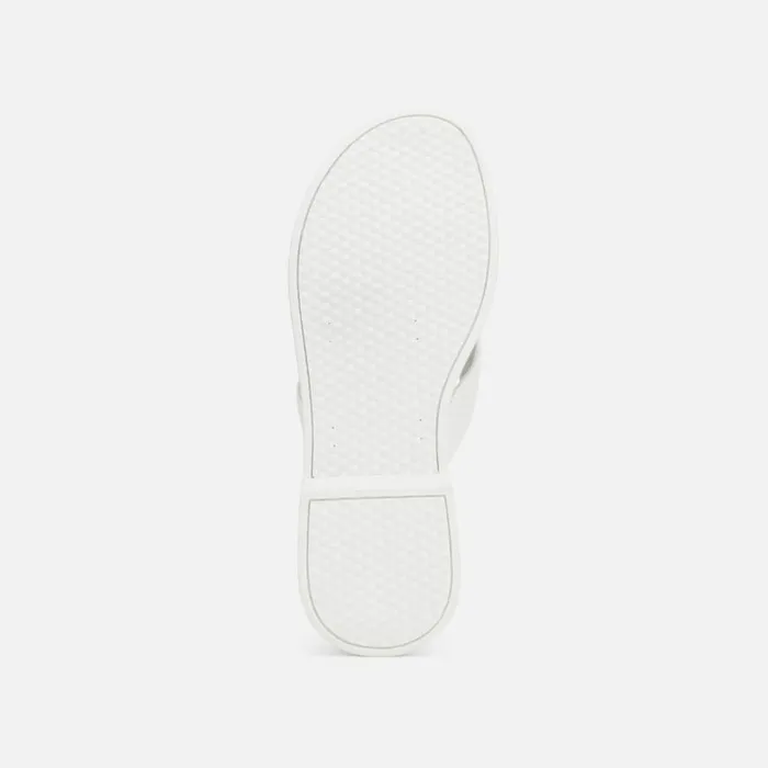 Kenneth Cole Athens Flatform Thong Sandal Ecru Women Sandals