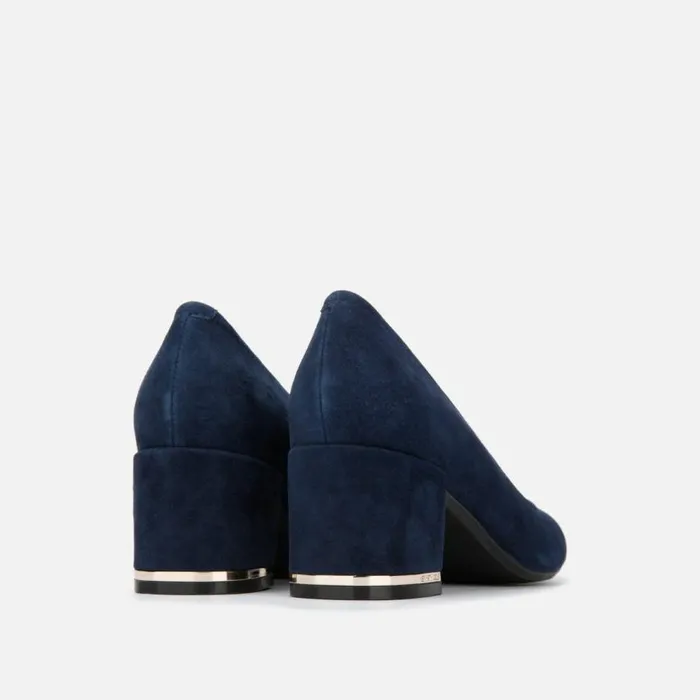 Kenneth Cole Balance Suede Pump Marine Women Heels