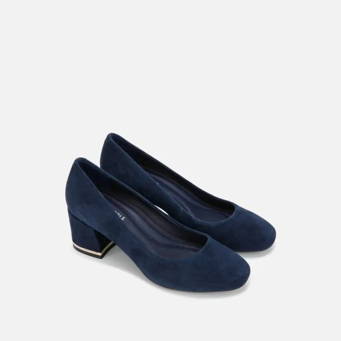 Kenneth Cole Balance Suede Pump Marine Women Heels