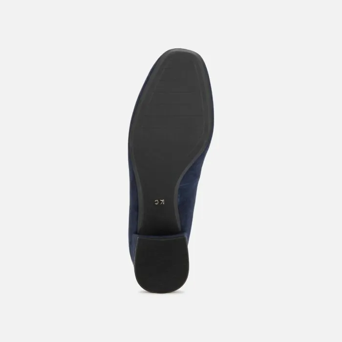 Kenneth Cole Balance Suede Pump Marine Women Heels