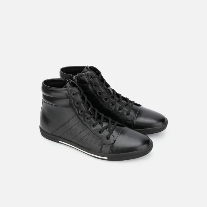 Kenneth Cole Center High Top Sneaker Blackblack Men Sneakers