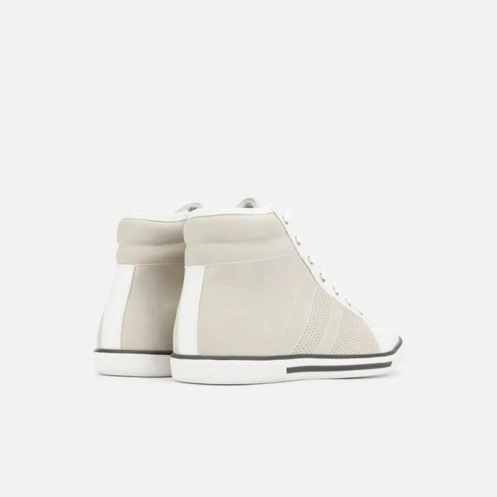 Kenneth Cole Center High Top Sneaker White Combo Men Sneakers