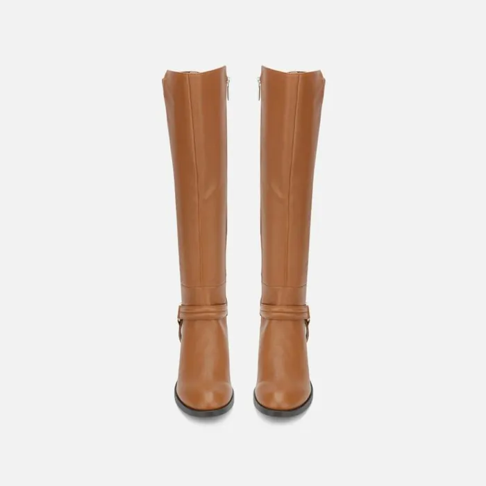 Kenneth Cole Levon Riding Boot Cognac Women Boots Booties