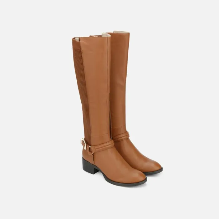 Kenneth Cole Levon Riding Boot Cognac Women Boots Booties