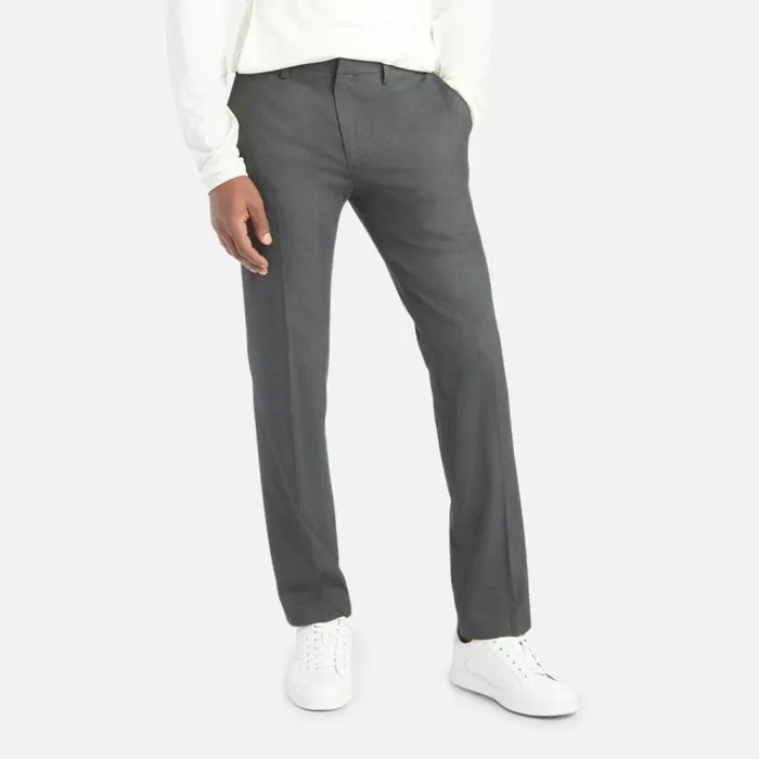 Kenneth Cole Premium Stretch Twill Slim Fit Flex Waistband Flat Front Dress Pant Cement Men Bottoms Kenneth Cole Premium Stretch Twill Slim Fit Flex Waistband Flat Front Dress Pant Cement Men Bottoms