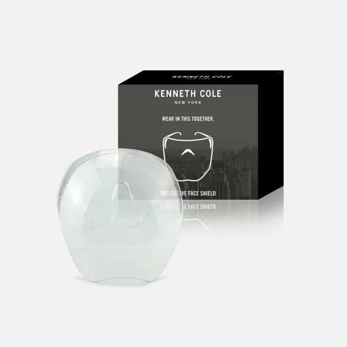 Kenneth Cole Protective Face Shield Clear WomenMen Protective Wear