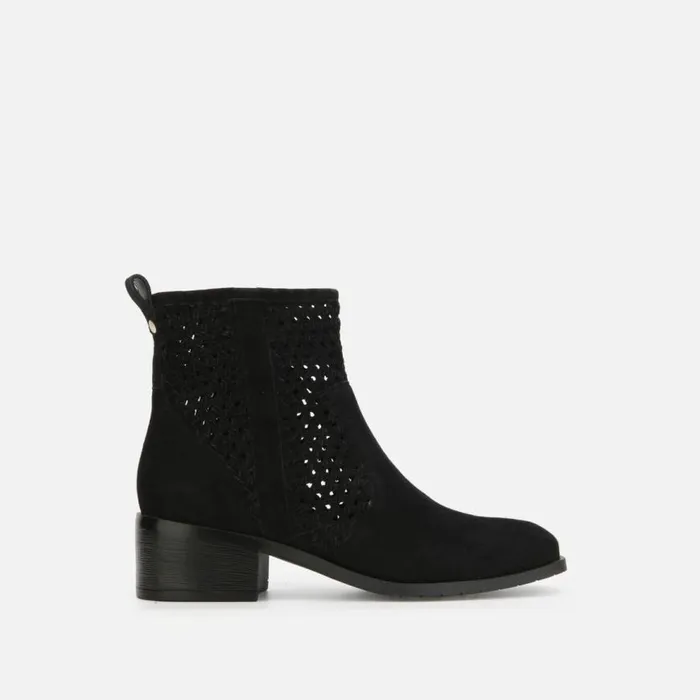 Kenneth Cole Salt Weave Bootie Black Women Boots Booties