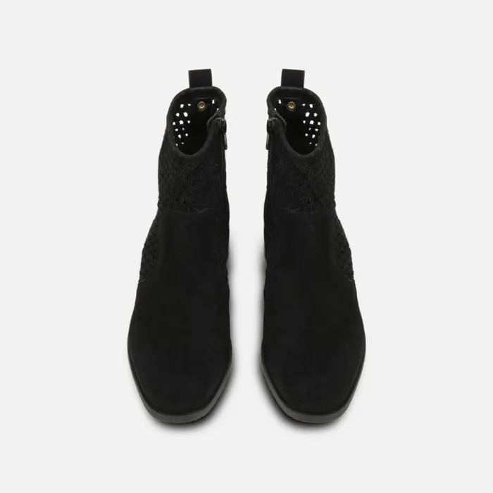 Kenneth Cole Salt Weave Bootie Black Women Boots Booties