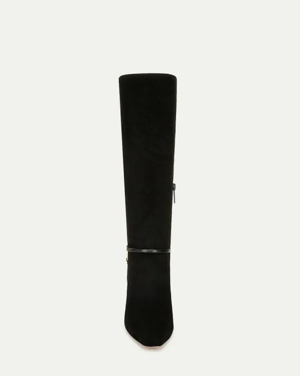 Kenzie MidHeel Tall Boot WideCalf Black Women Veronica Beard Shoes Kenzie MidHeel Tall Boot WideCalf Black Women Veronica Beard Shoes