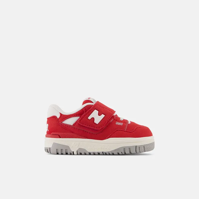 Kids 550 Bungee Lace with Top Strap Team Red with White Size 0 8211 10 New Balance