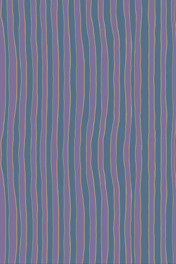 Kids Natalie Martin Fiore Batik Stripe Lavender
