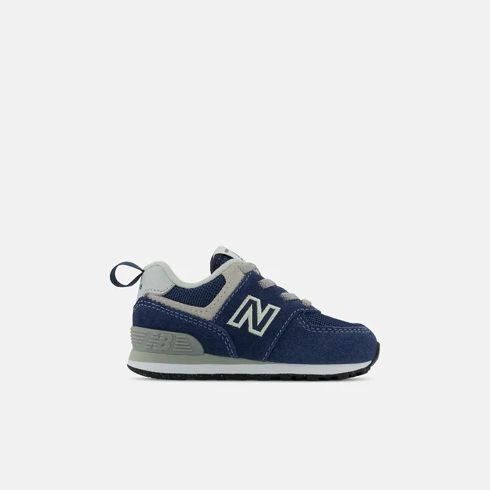 Kids New Balance 574 Core Bungee Navy with White Size 0 8211 10
