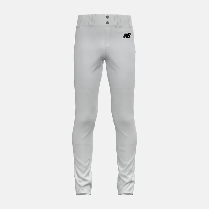 Kids New Balance Youth Adversary 2 Baseball Solid Pant Tapered WHITE Bottoms
