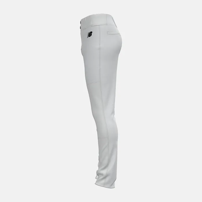 Kids New Balance Youth Adversary 2 Baseball Solid Pant Tapered WHITE Bottoms Kids New Balance Youth Adversary 2 Baseball Solid Pant Tapered WHITE Bottoms