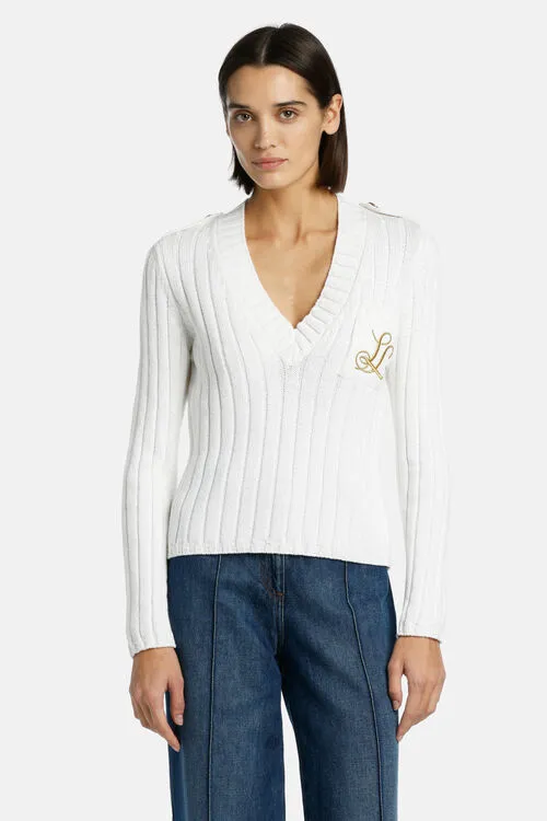 Knitwear Luisa Spagnoli Women Carnagione Carnagione Night Blue