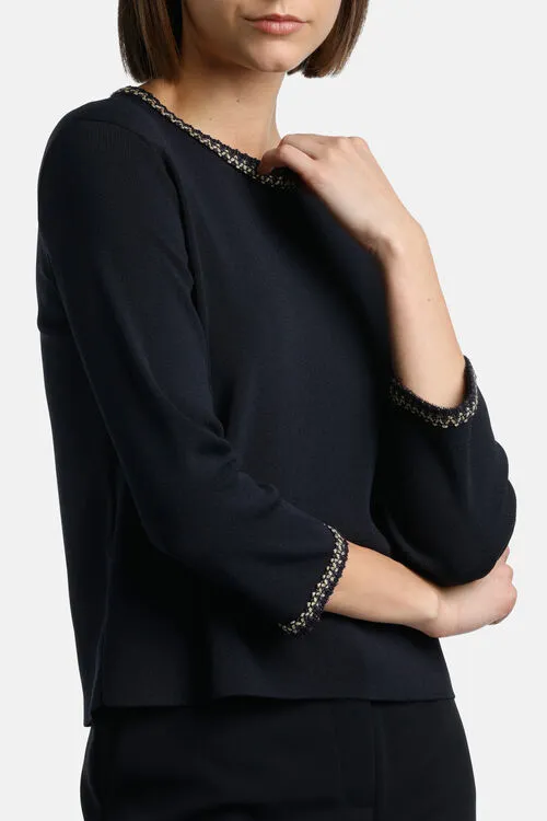 Knitwear Luisa Spagnoli Women Copiatura Copiatura Blue
