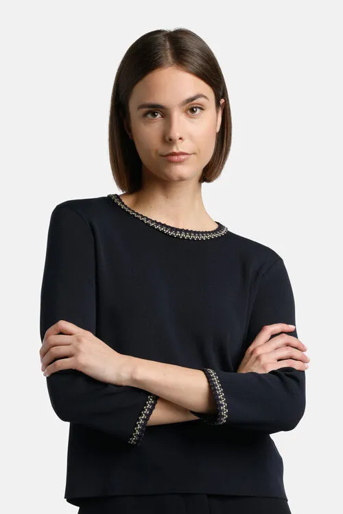 Knitwear Luisa Spagnoli Women Copiatura Copiatura Blue