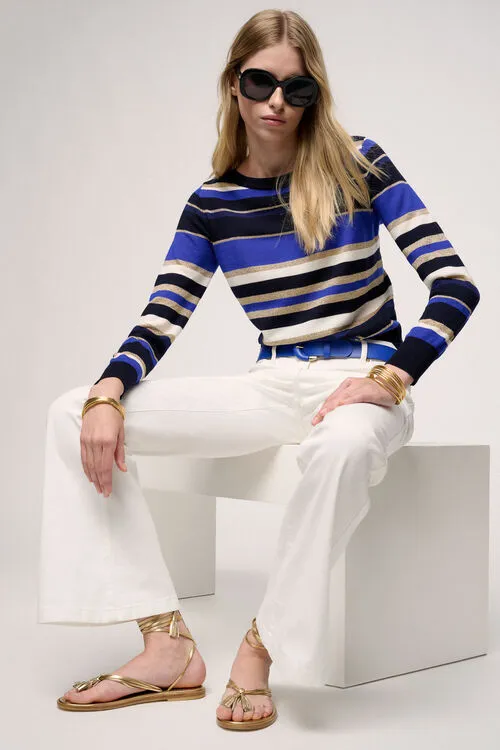 Knitwear Luisa Spagnoli Women Maliziosa Maliziosa Blue Bluette