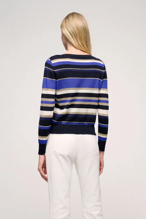 Knitwear Luisa Spagnoli Women Maliziosa Maliziosa Blue Bluette Knitwear Luisa Spagnoli Women Maliziosa Maliziosa Blue Bluette