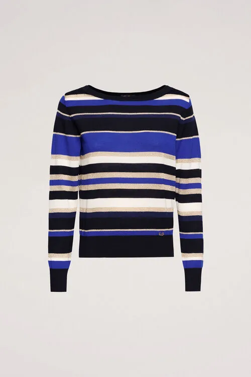 Knitwear Luisa Spagnoli Women Maliziosa Maliziosa Blue Bluette Knitwear Luisa Spagnoli Women Maliziosa Maliziosa Blue Bluette