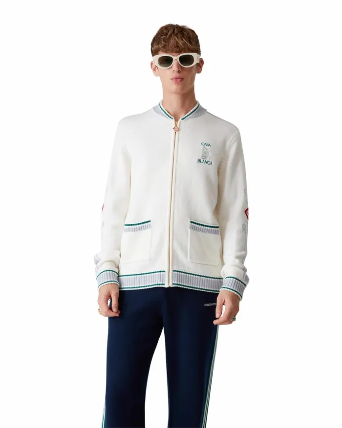 Knitwear Men Casablanca Paris Casa Club Jacket