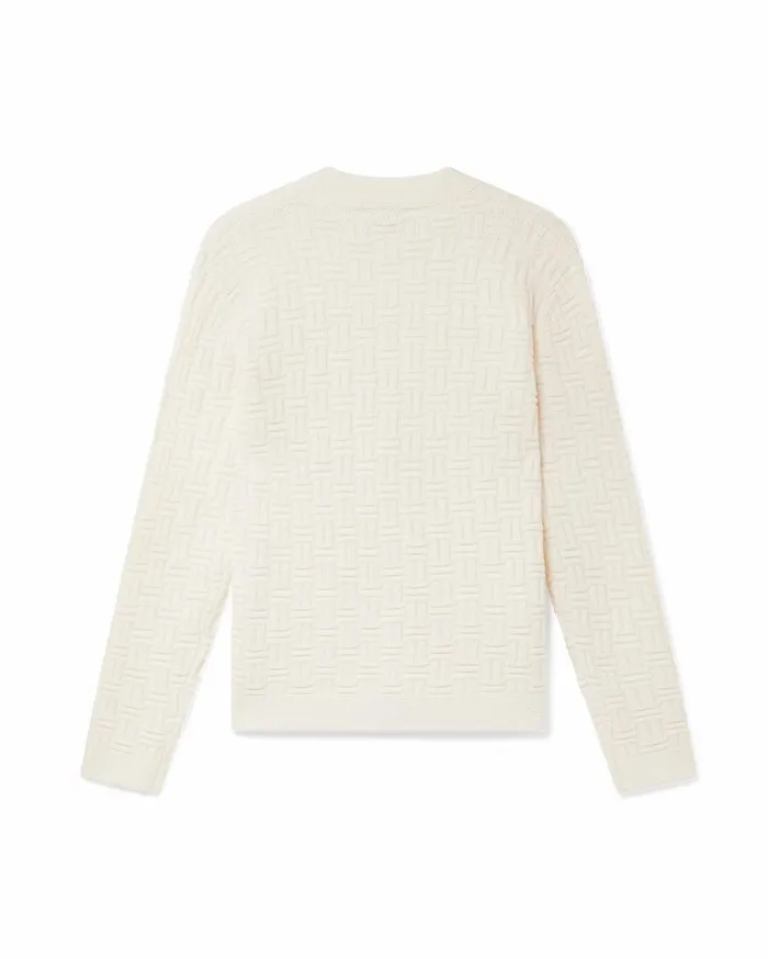 Knitwear Men Casablanca Paris Column Knit Cardigan Knitwear Men Casablanca Paris Column Knit Cardigan
