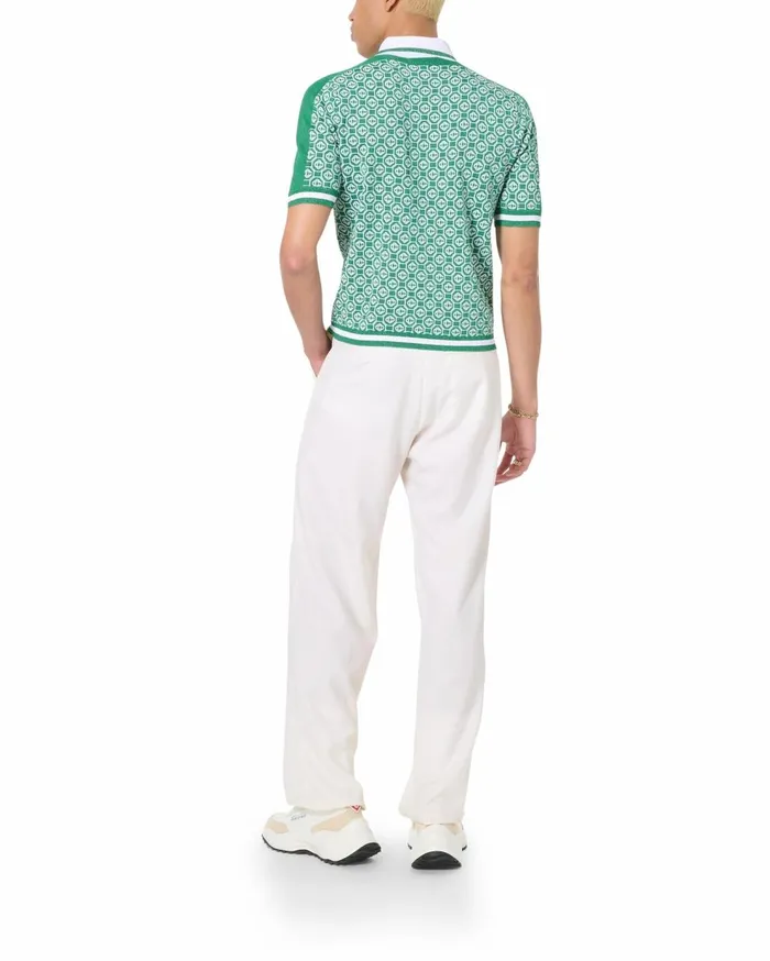 Knitwear Men Casablanca Paris Jacquard Polo Knitwear Men Casablanca Paris Jacquard Polo