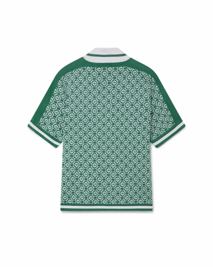 Knitwear Men Casablanca Paris Jacquard Polo Knitwear Men Casablanca Paris Jacquard Polo