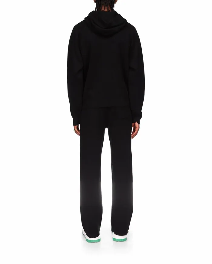 Knitwear Men Casablanca Paris Rib Effect Hooded Sweatshirt Knitwear Men Casablanca Paris Rib Effect Hooded Sweatshirt