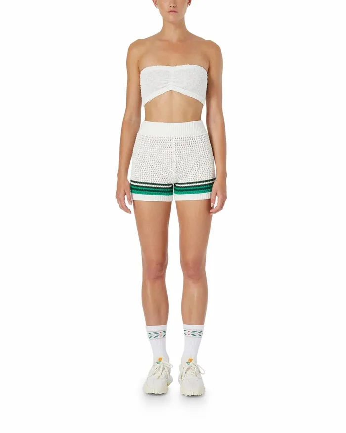 Knitwear Women Casablanca Paris Tennis Crochet Shorts Knitwear Women Casablanca Paris Tennis Crochet Shorts