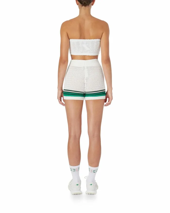 Knitwear Women Casablanca Paris Tennis Crochet Shorts Knitwear Women Casablanca Paris Tennis Crochet Shorts