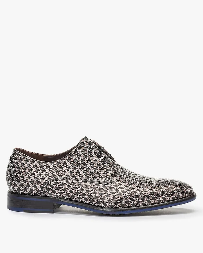 Lace Shoes Men Floris Van Bommel De Netter 1012 Metallicprint