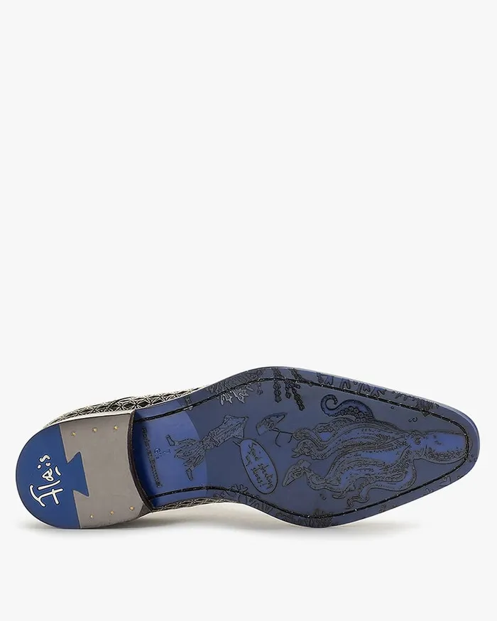 Lace Shoes Men Floris Van Bommel De Netter 1012 Metallicprint