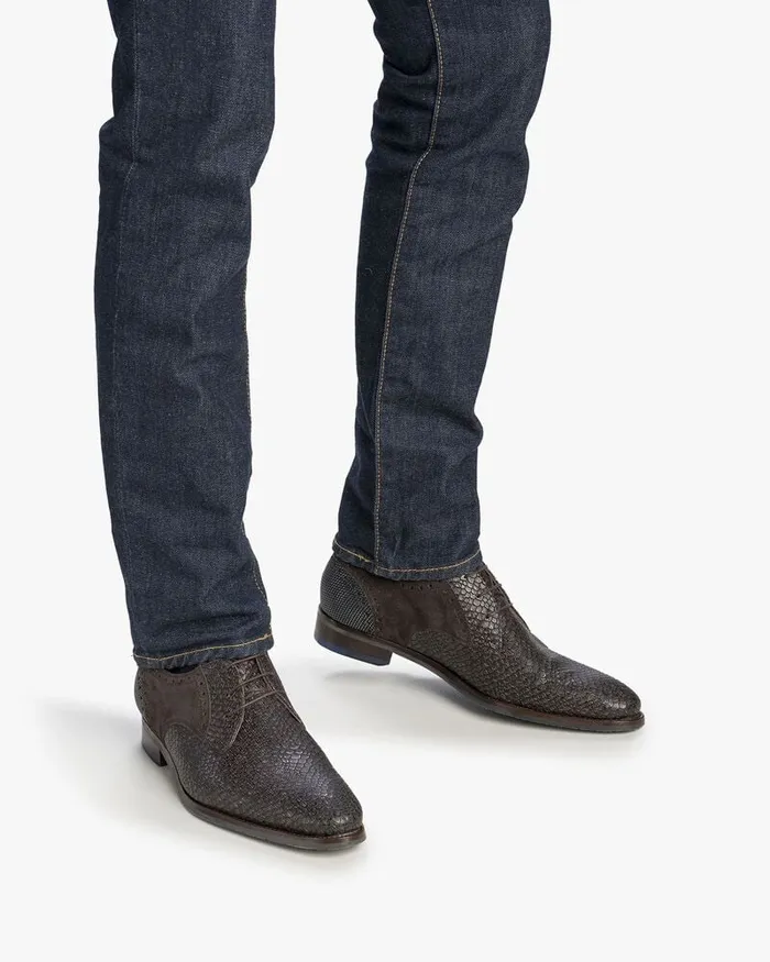 Lace Shoes Men Floris Van Bommel De Stapper 3902 Printedleather