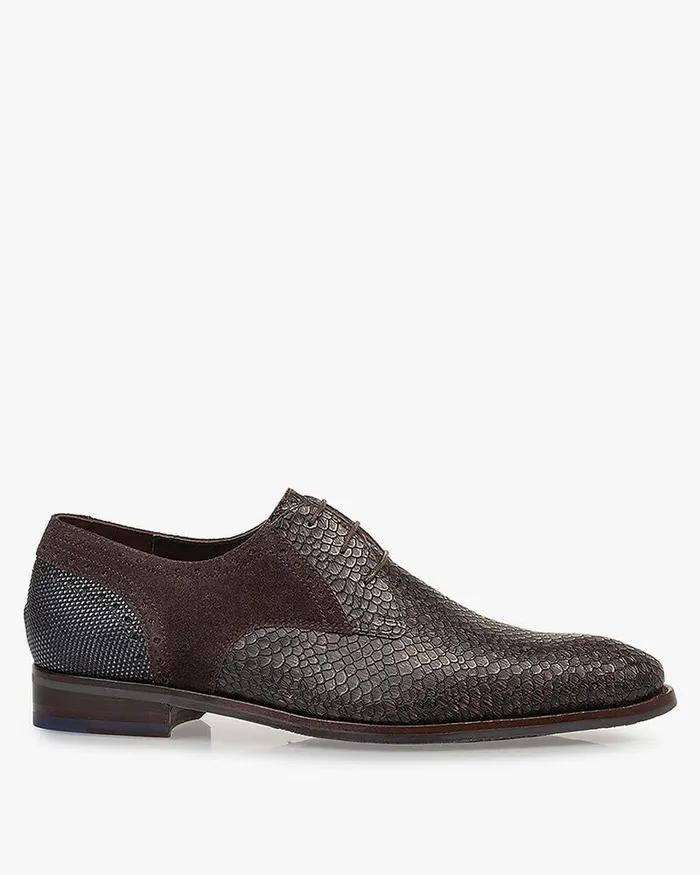 Lace Shoes Men Floris Van Bommel De Stapper 3902 Printedleather