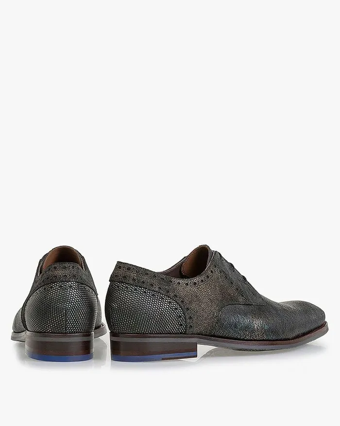 Lace Shoes Men Floris Van Bommel De Stapper 3907 Metallicprint