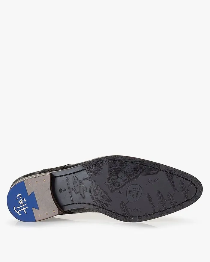 Lace Shoes Men Floris Van Bommel De Stapper 3907 Metallicprint