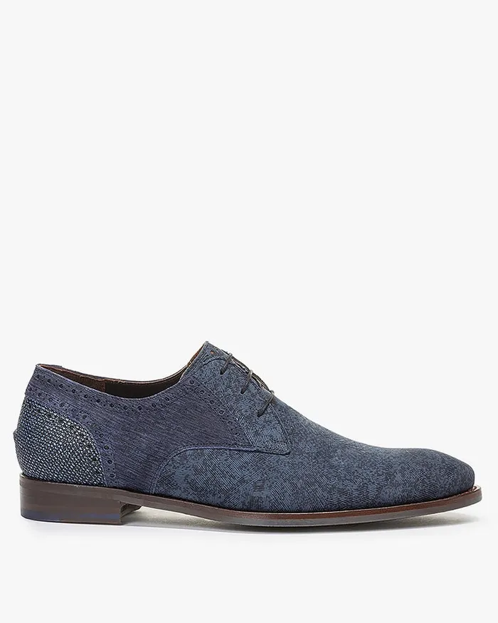 Lace Shoes Men Floris Van Bommel De Stapper 3927 Nubuckleather