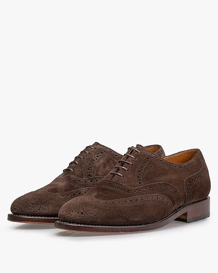 Lace Shoes Men Floris Van Bommel Olda 0411 Suede